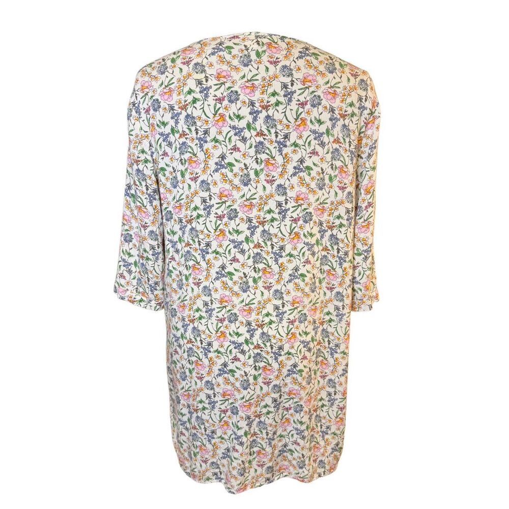 H&M Floral Print Flowy Dress with 3/4 Sleeves Midi Length Sz. 12 - Picture 2 of 10